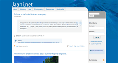 Desktop Screenshot of jaani.net