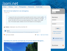 Tablet Screenshot of jaani.net